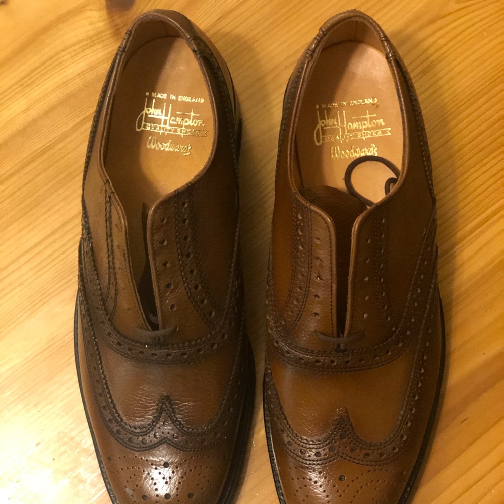 Vintage John Hampton for Woodward’s Wingtip Shoes - Picture 2 of 7